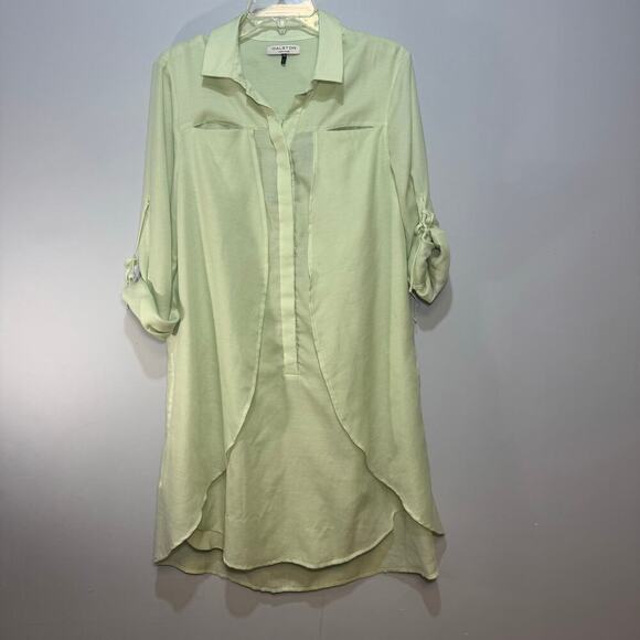 Halston Heritage light green dress with full removable liner. Size 10 - Picture 1 of 9